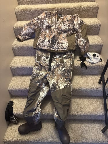 Customer photo review of FLASH SALE DeepWade Zipped Duck Waterfowl Hunting Breathable Chest Waders
