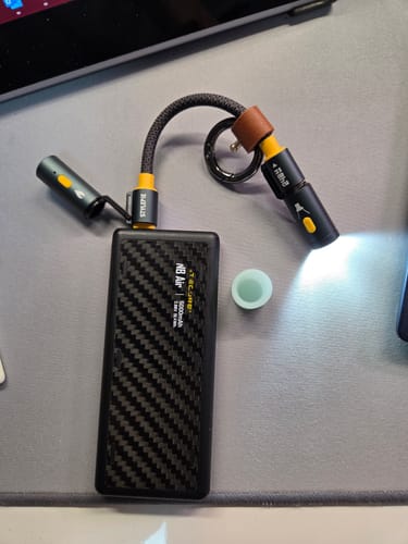 Customer photo review of ELF 4-in-1 USB-C Cable (240W Keyring)