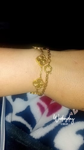 Customer photo review of The Clover Bracelet