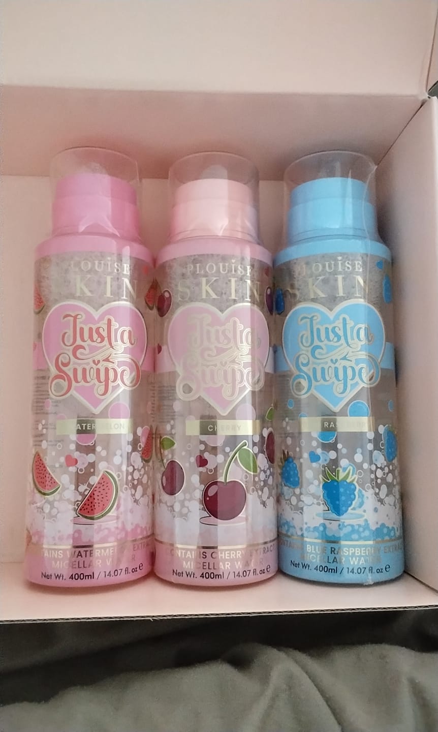 Recenzie foto de client pentru Just A Swipe Micelar Water - Triple Clean Trio
