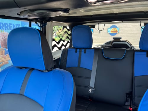 Customer photo review of Custom Fit Center Console Cover
