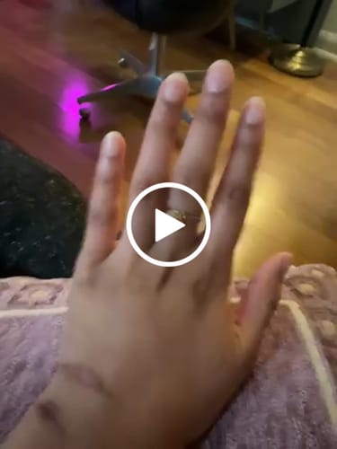 Customer video review of MINI HEART PENDANT RING