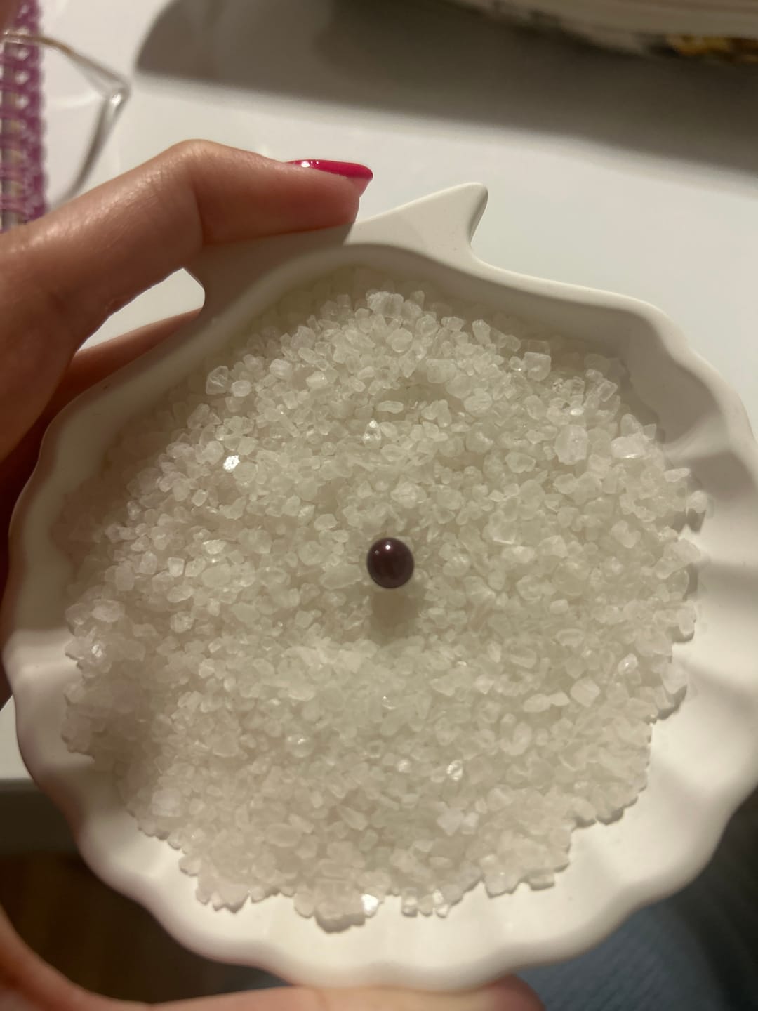 Customer photo review of Akoya Oyster - Round Pearls