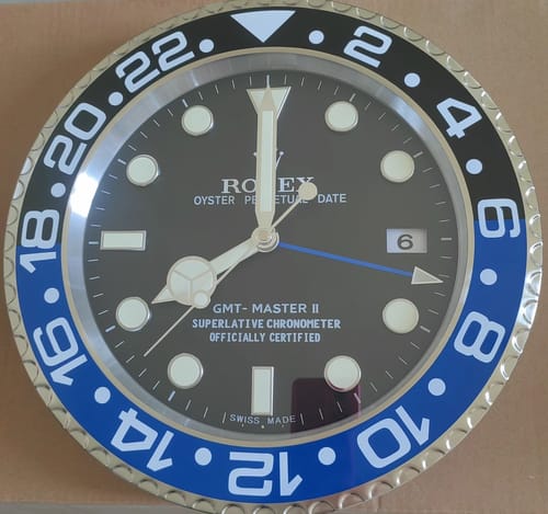 Customer photo review of GMT-Master II Wall Clock - Blue and Black