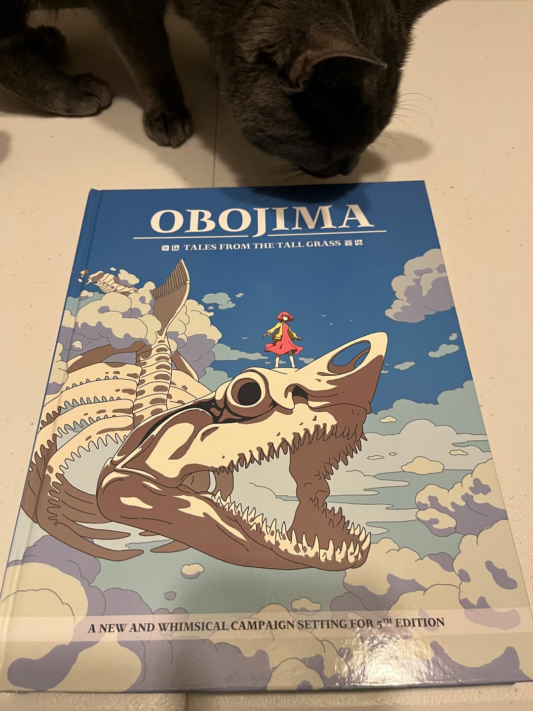 Customer photo review of Obojima: Tales from the Tall Grass – Hardcover 5E Campaign Book