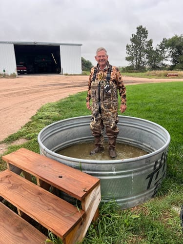 Customer photo review of FLASH SALE DeepWade Zipped Duck Waterfowl Hunting Breathable Chest Waders