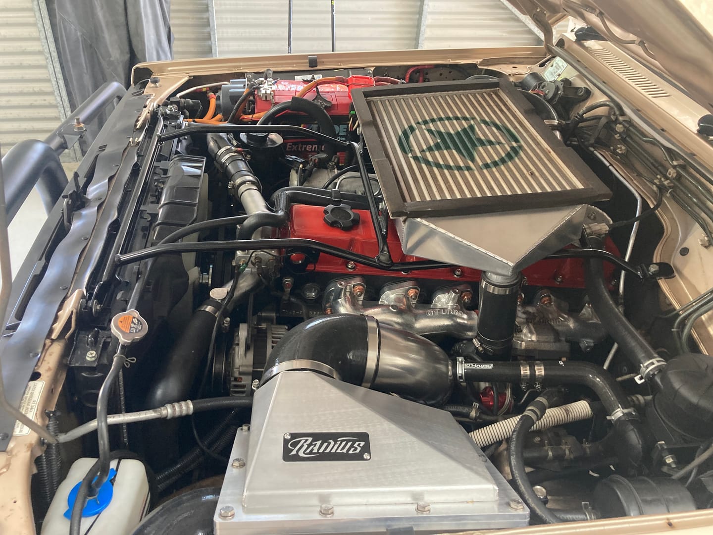 Customer photo review of Custom Air box to suit Nissan GQ Patrol Panel Filter - LS1 Panel - Guard Mounted