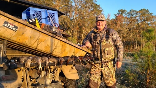 Customer photo review of FLASH SALE DeepWade Zipped Duck Waterfowl Hunting Breathable Chest Waders