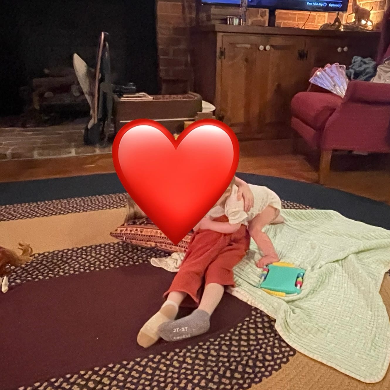 Customer photo review of Hazelnut Organic Waffle Leggings