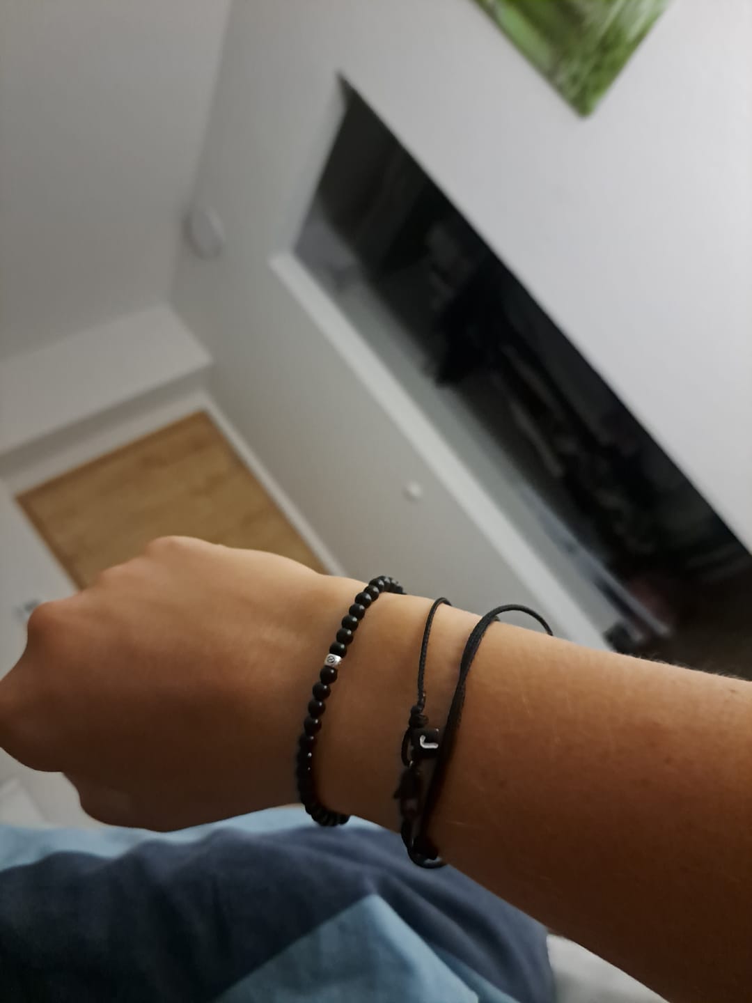 Customer photo review of Obsidian Armband - Perlen