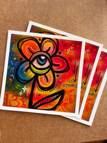 Customer photo review of 5x5 Giclee Fine Art Prints