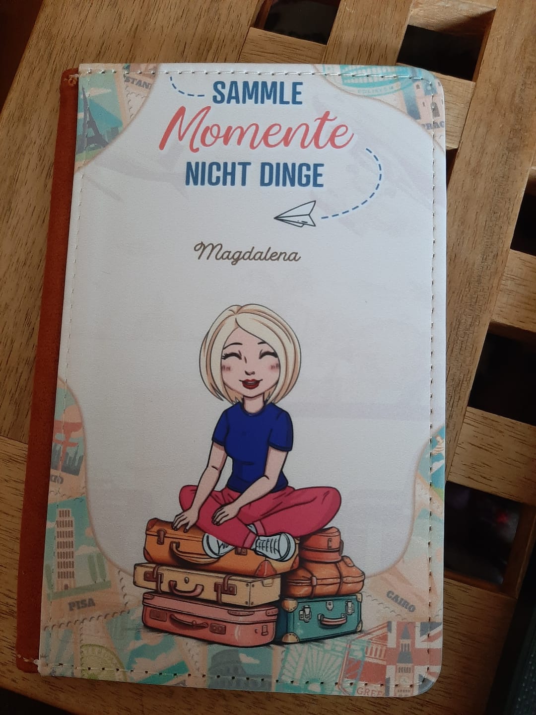 Customer photo review of Reiselust - Individuelle Reisepasshülle