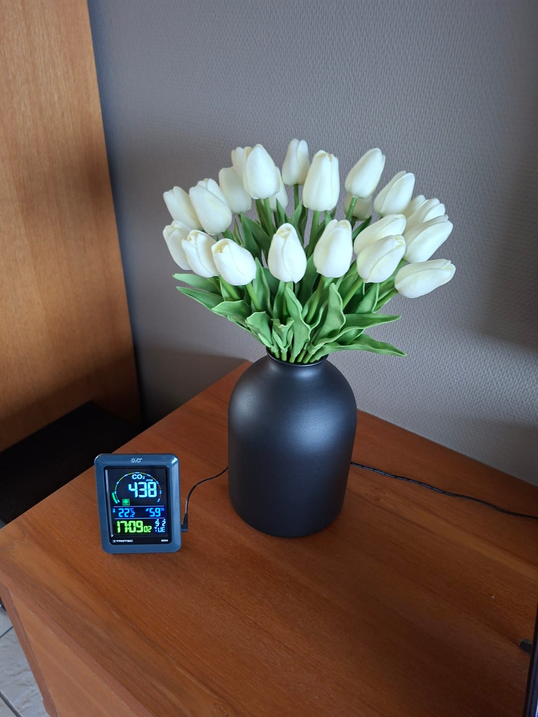 Customer photo review of Casa vaas - Mat zwart
