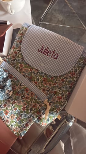 Customer photo review of Mochila infantil Casilda