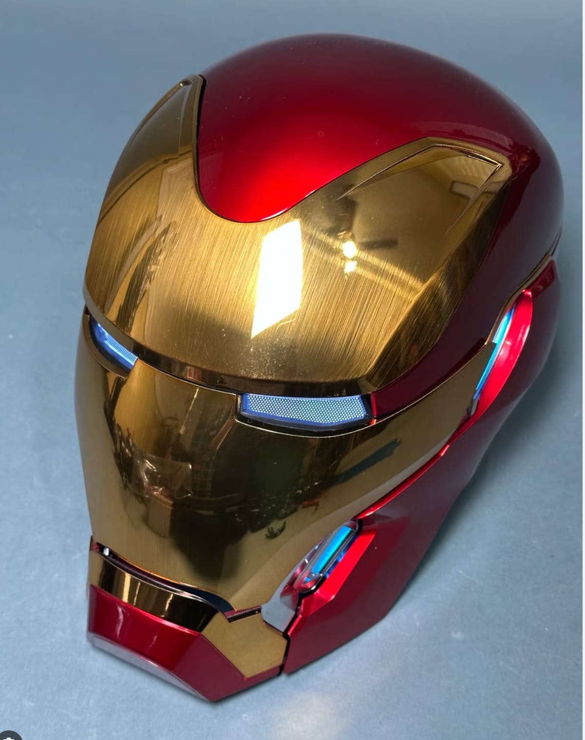 Customer photo review of Iron Man Mark 50 Helmet Life Size Wearable Replica