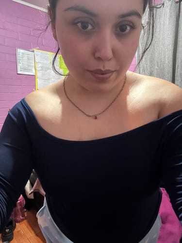 Customer photo review of TOP LUNA AZUL MARINO