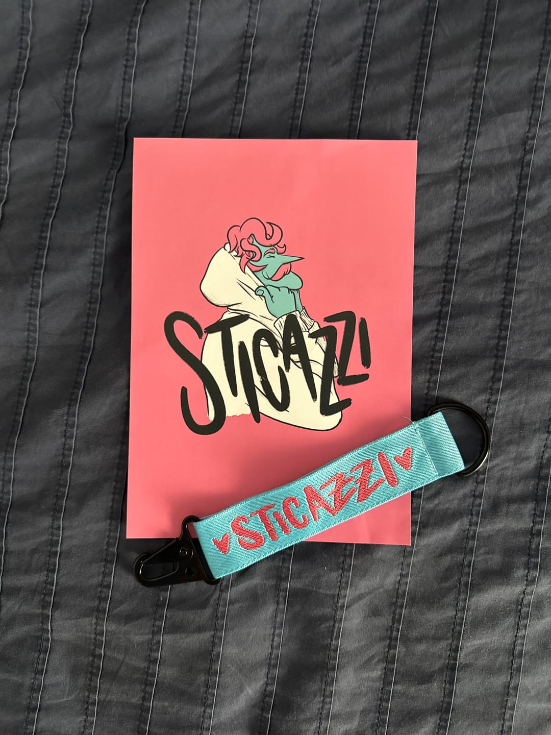 Customer photo review of Portachiavi + Stampina STICAZZ*