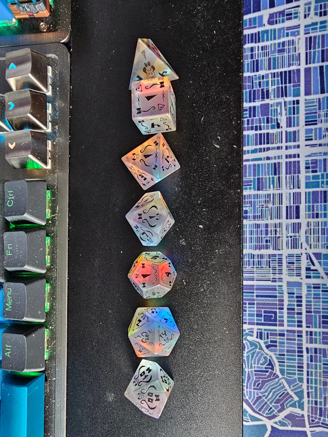 Customer photo review of PRE-ORDER | Baelz Dice Set | hololive x MMG Exclusive