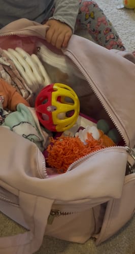 Customer photo review of Wickeltasche mit Nassfach