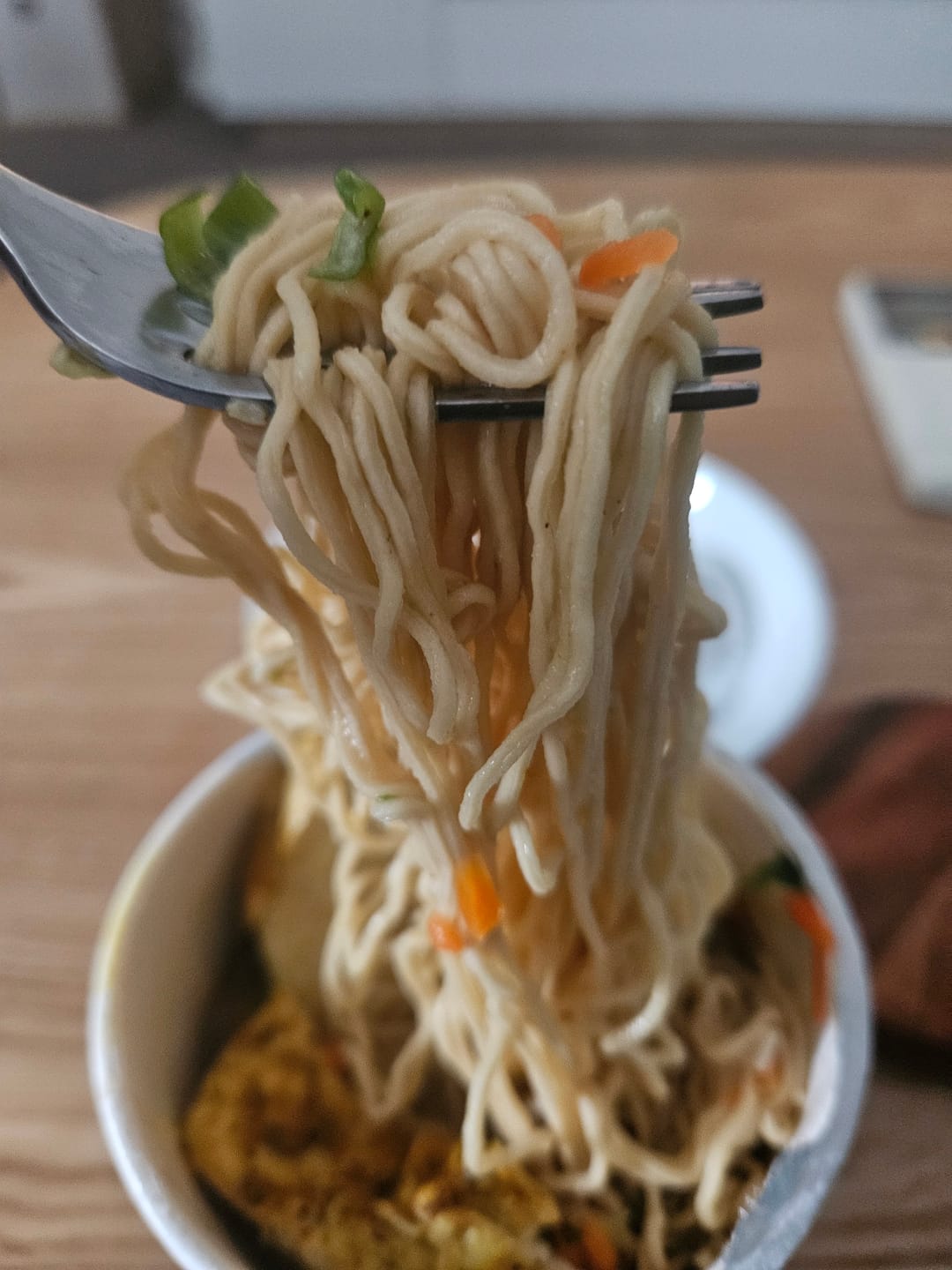 Customer photo review of Qetoe Low Carb High Protein Instant Cup Noodle - COMBO 6 PACK