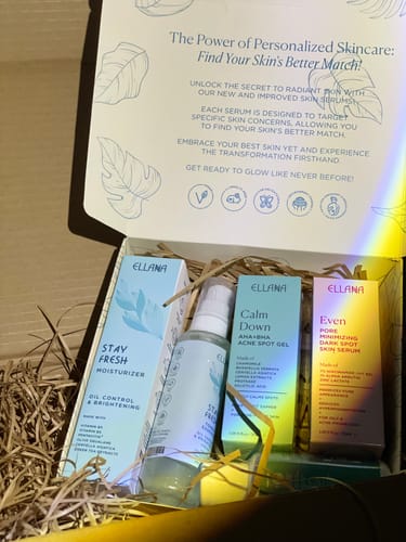 Customer photo review of Stay Fresh Moisturizer Controls Oil and Brightens