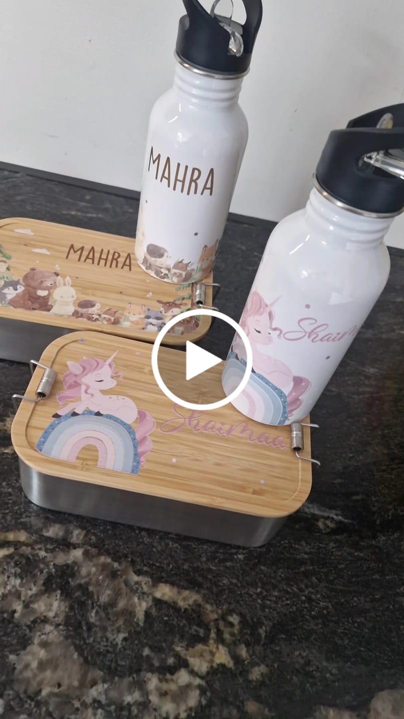 Customer video review of Schulset & Kita Starterset: Brotdose mit Trinkflasche für Kinder