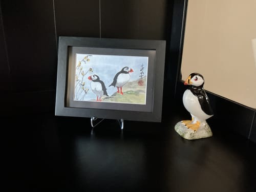 Customer photo review of Belleek Classic Puffin Figurine