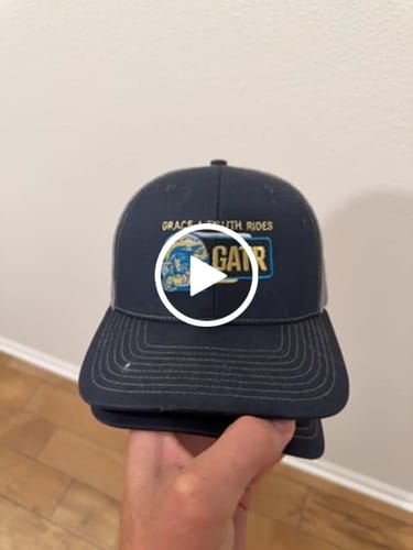 Customer video review of Richardson 112 Genuine Leather Patch Hats Laser Engraved