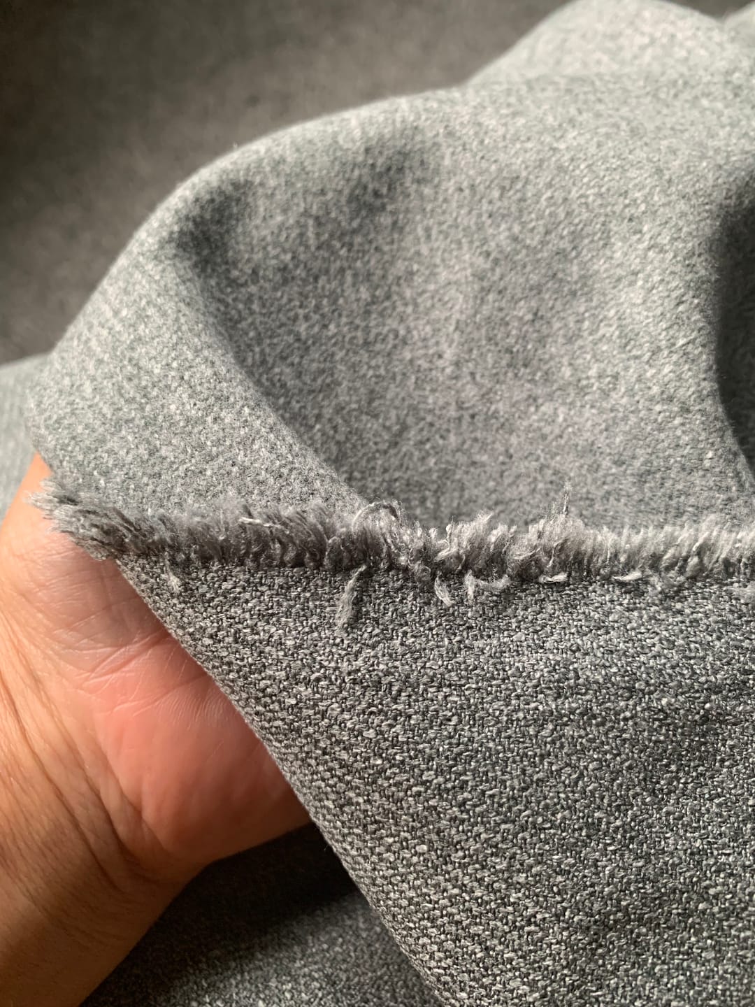 Customer photo review of Soft Textured Furnishing Fabric