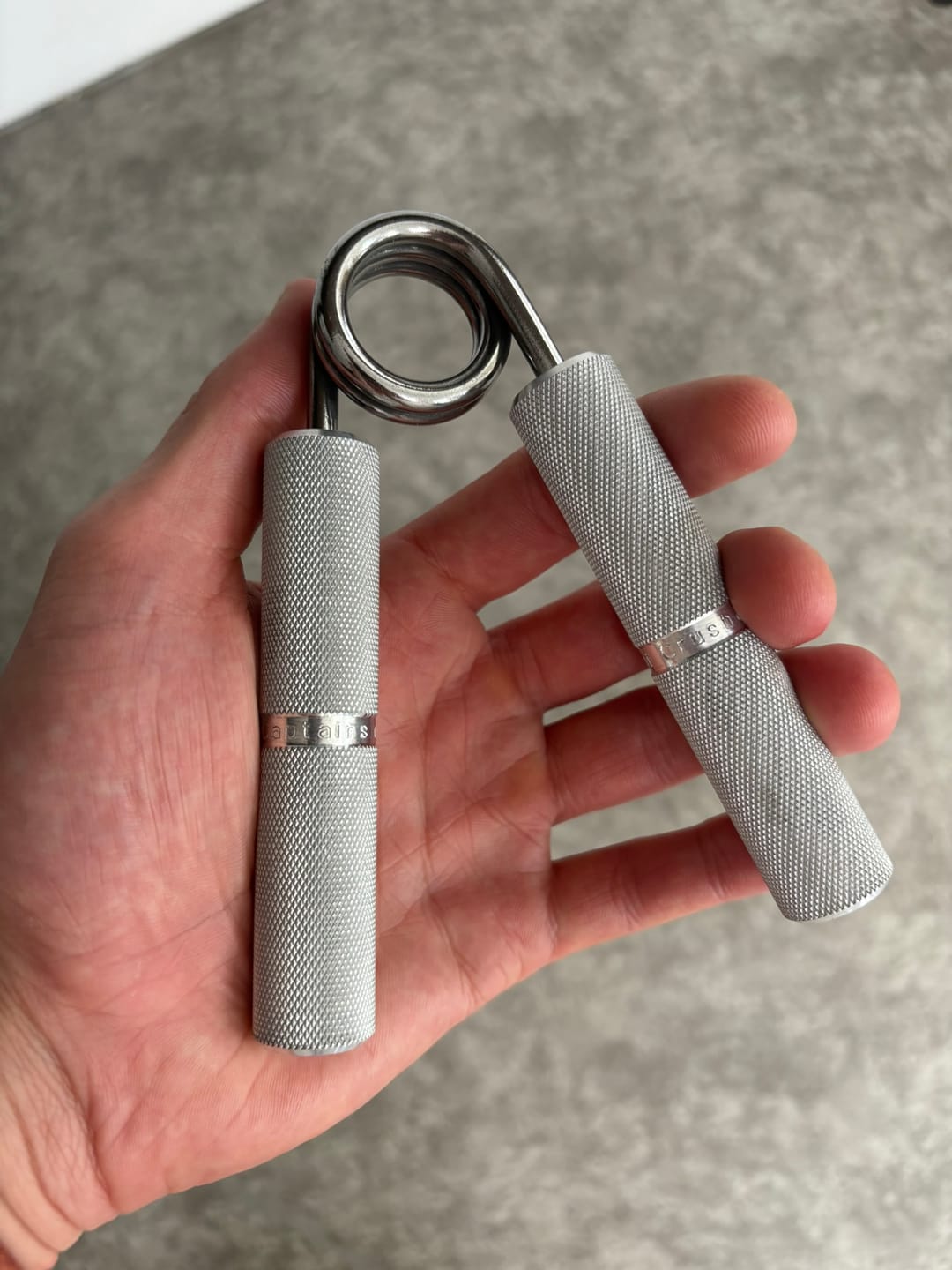 Customer photo review of Captains of Crush Hand Grippers