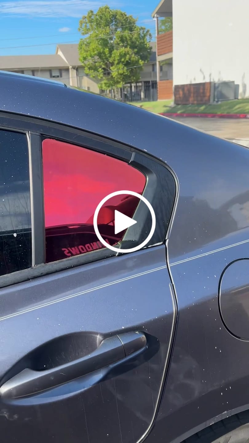 Customer video review of RockRose Citrus Shift Chameleon Car Wrap – Dynamic Color-Shifting Tint with 99% UV Protection & 85% VLT
