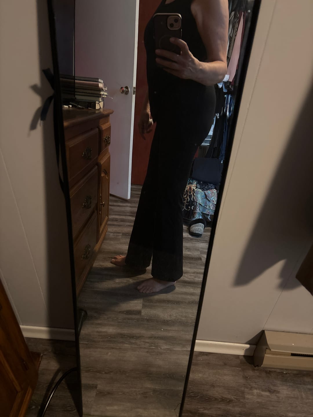 Customer photo review of MixUp Flared Leggings