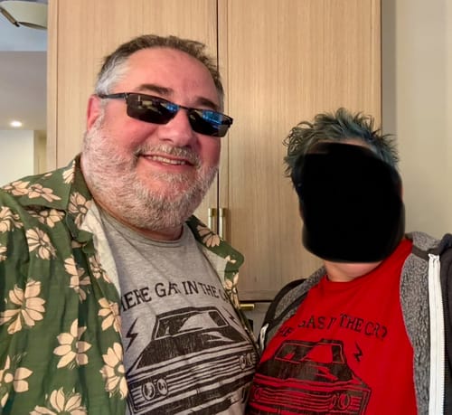 Customer photo review of Men's Green Floral Hawaiian Short Sleeve Button Holiday Summer Shirt