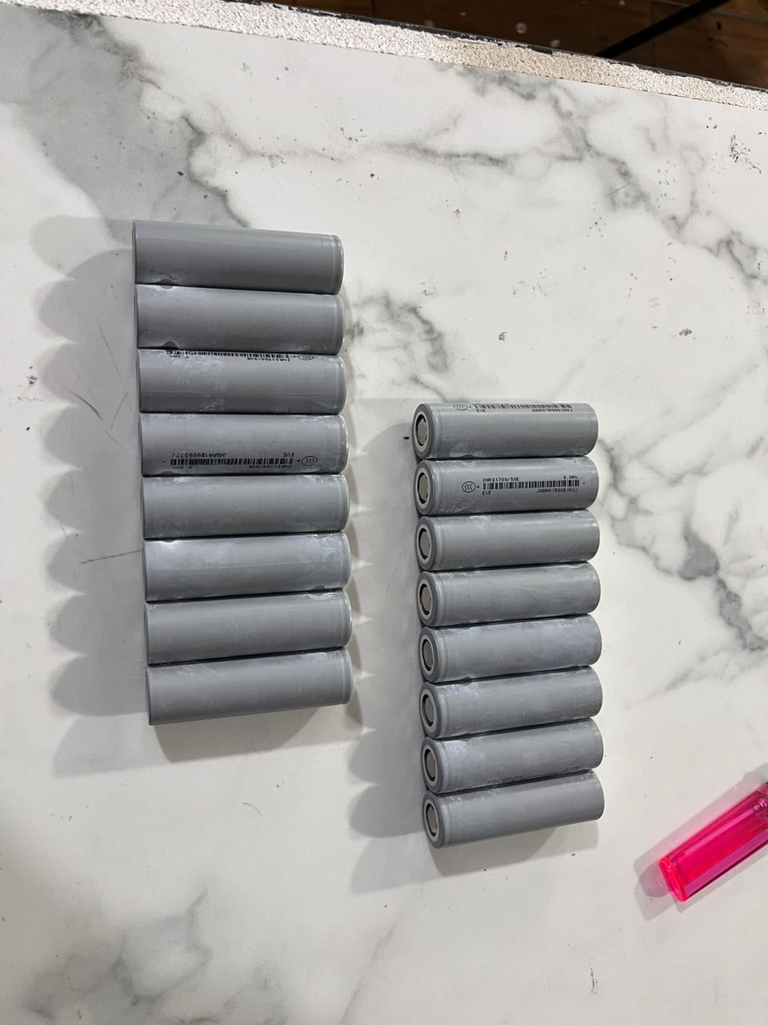 Customer photo review of EVE 50E 21700 5000mAh 15A Battery