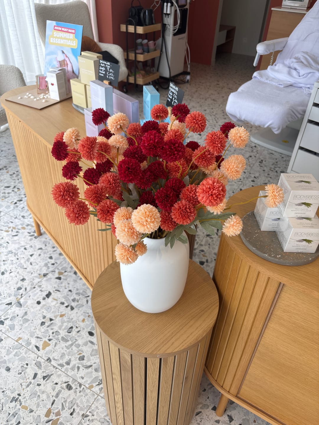 Customer photo review of Zijden Kiku Bloemen - Mix
