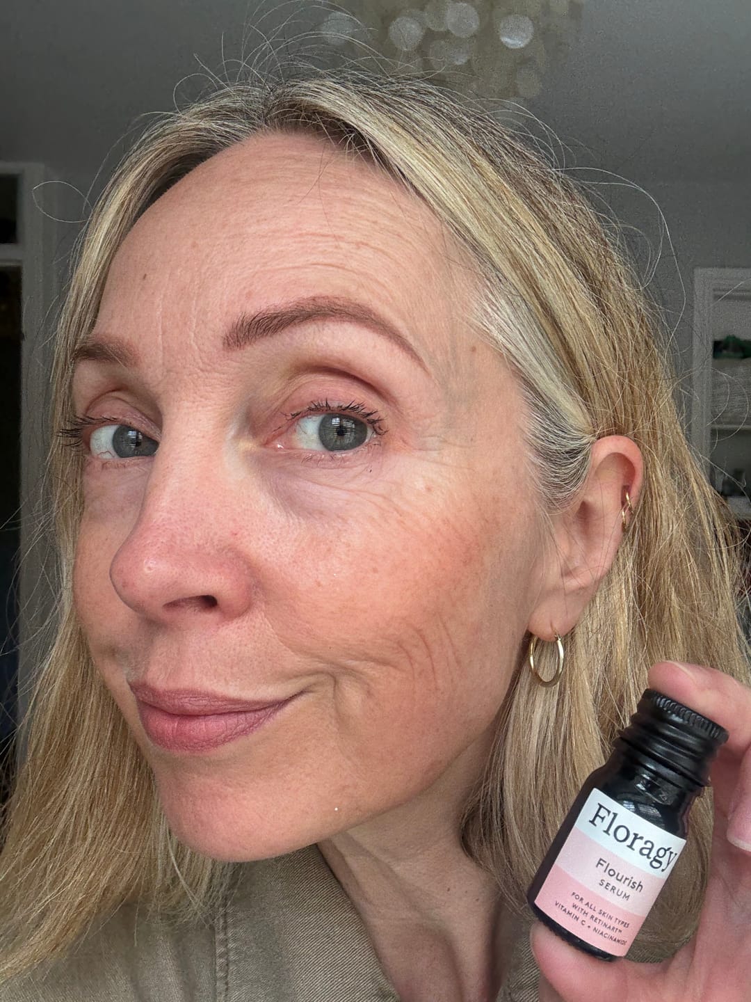 Customer photo review of Flourish Serum