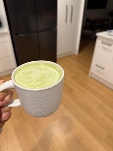 Customer photo review of Unsweetened Matcha Latte