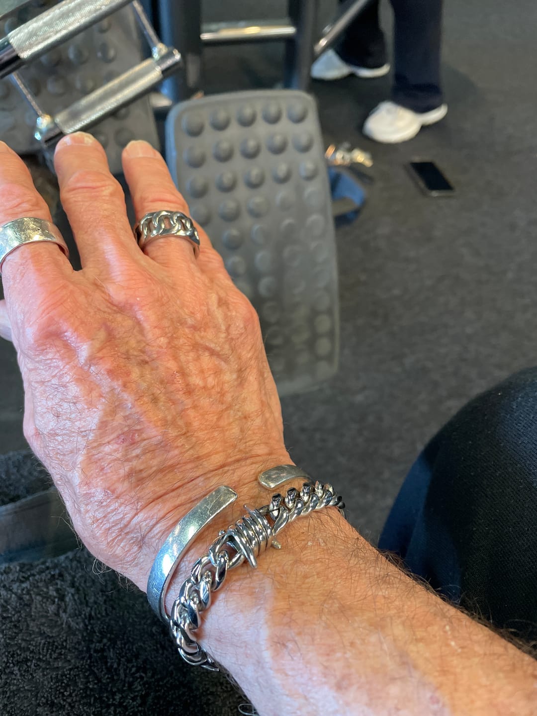 Customer photo review of Barb Cuban Bracelet