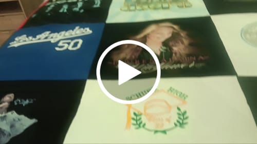 Customer video review of Classic T-Shirt Blanket