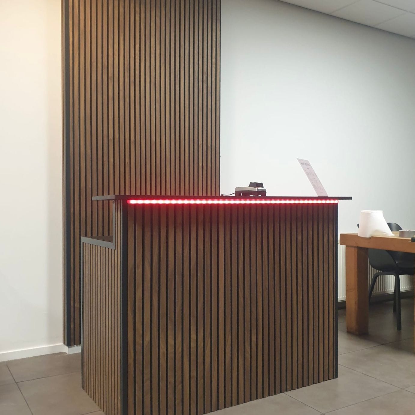 Customer photo review of ASKA – Akoestische panelen - Eiken Mokka 270x60 cm