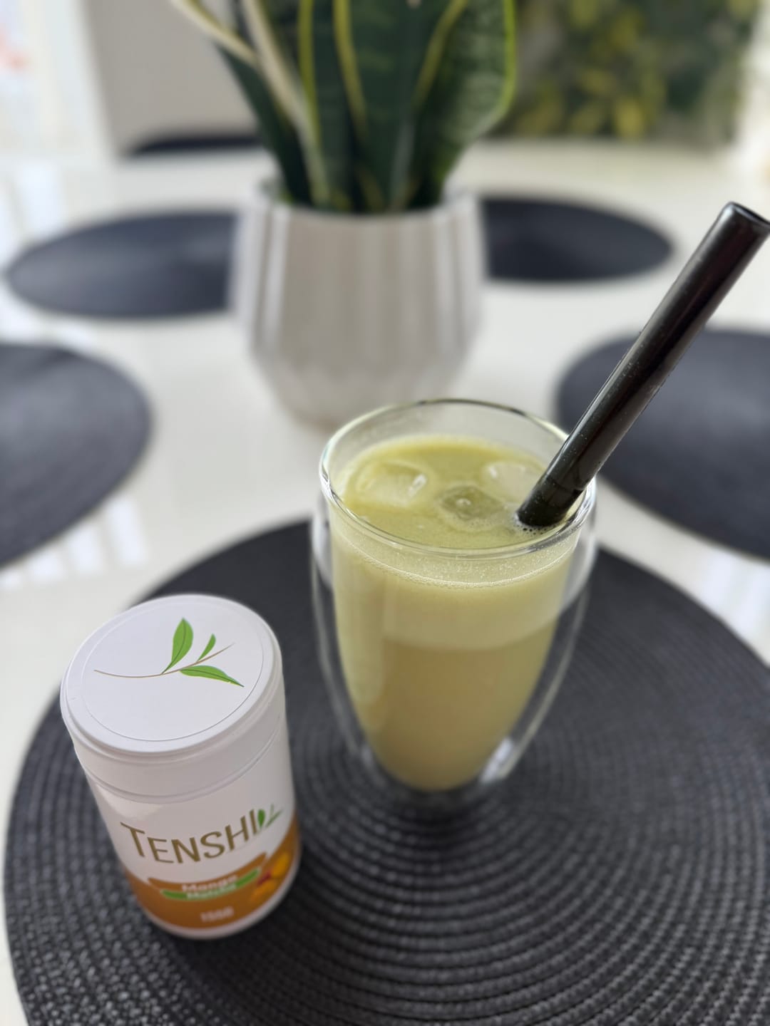 Customer photo review of Mango Matcha Blend