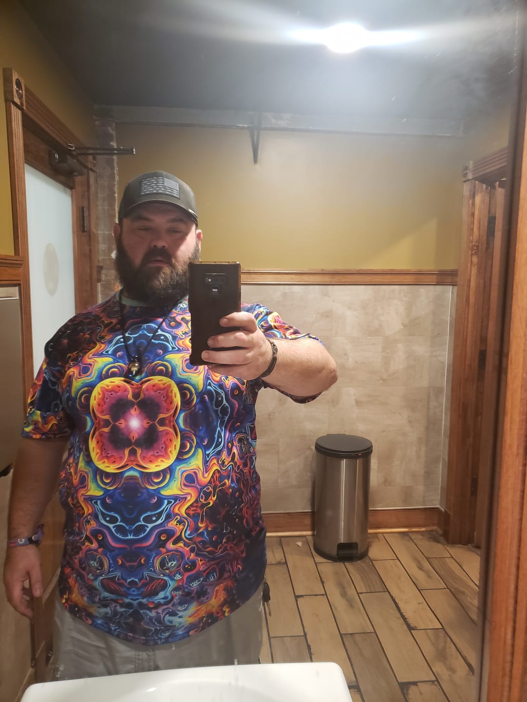 Customer photo review of "Aurora Boreafungus Bloom" PREMIUM TEE