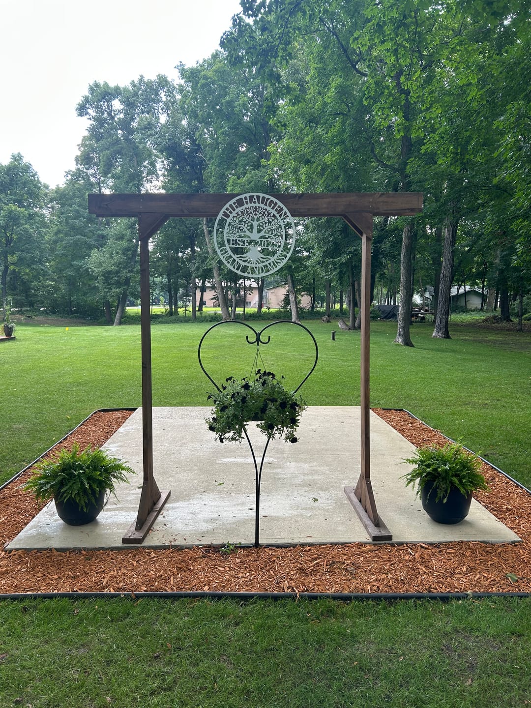 Customer photo review of Established Family Tree Name Sign - Family Tree Wall Decor Last Name Signs for Home