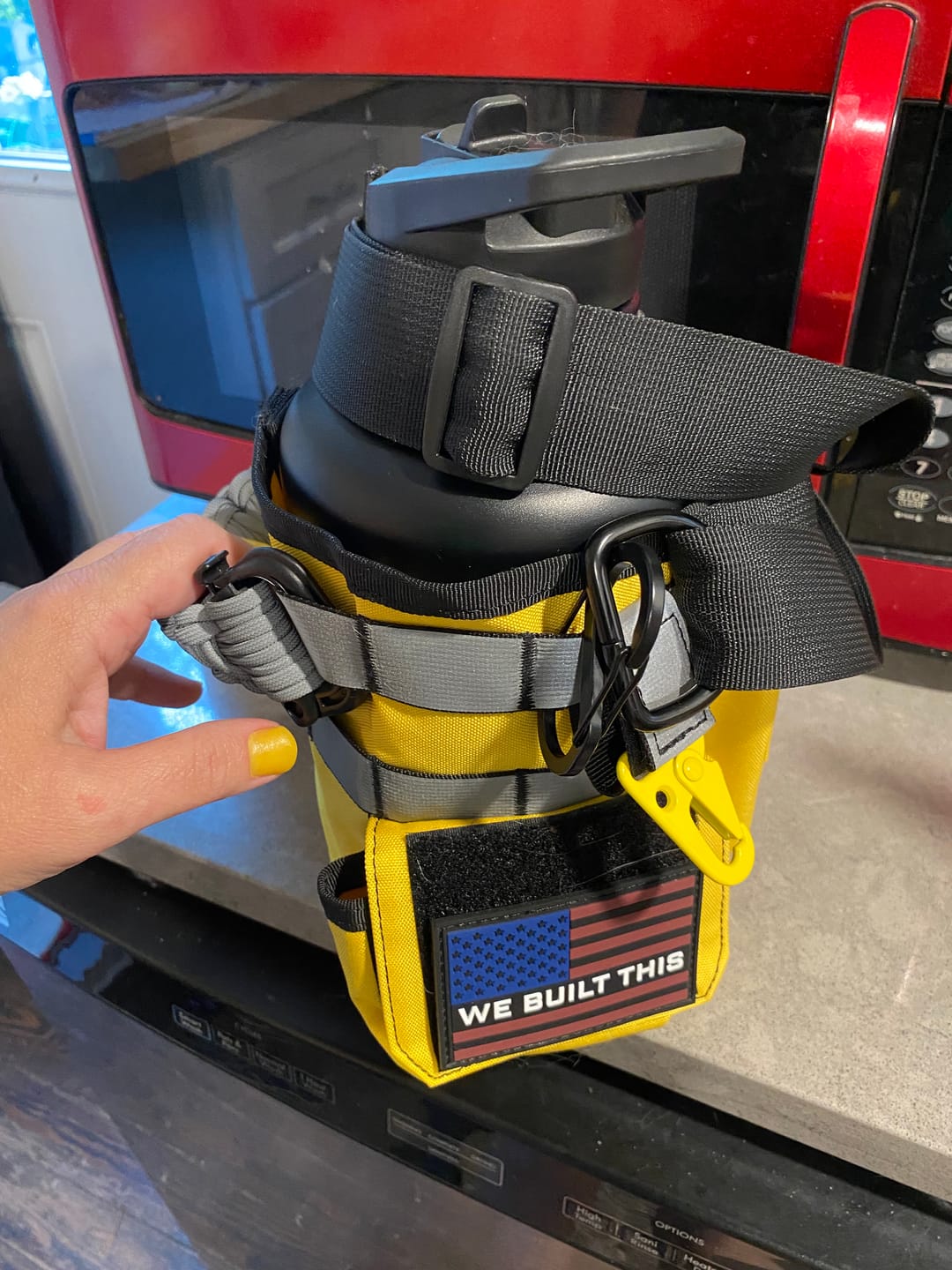 Customer photo review of 64oz Iron Workforce Bottles