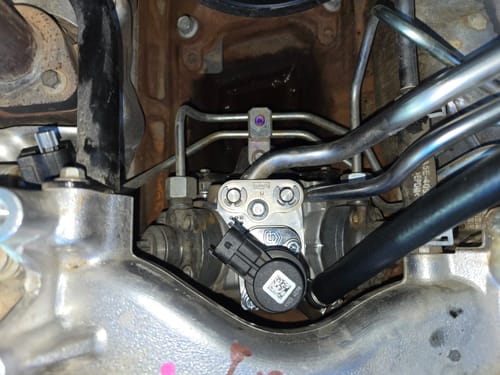 Customer photo review of 2011-2024 Powerstroke Gen2.1 CP4 Bypass Kit w/ Return Filter Assembly (CP4-6.7F-BP-G2.1)