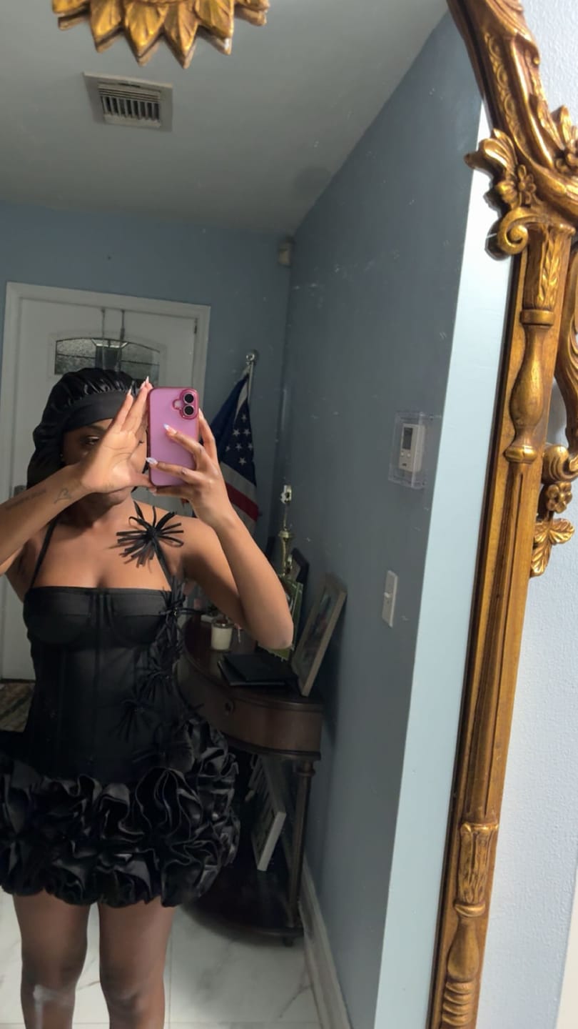 Customer photo review of Neveah Mini Dress
