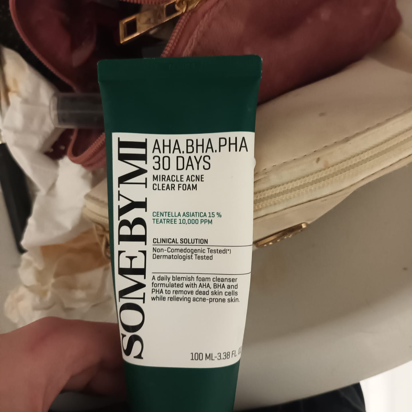 Customer photo review of Attīrošas putas problemātiskai ādai Some By Mi AHA BHA PHA 30 Days Miracle Acne Clear Foam
