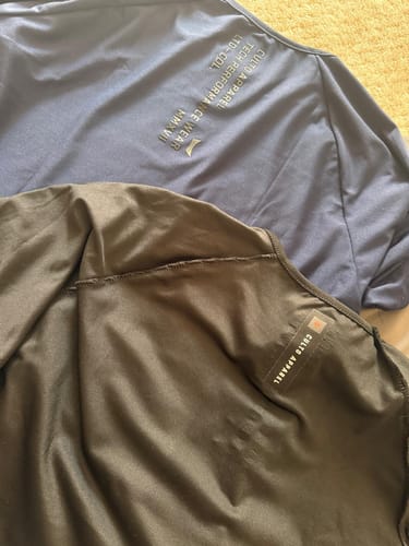 Customer photo review of Training Sport Tee - Navy Blue