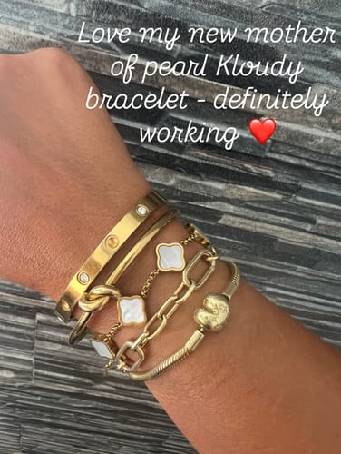 Customer photo review of Celine Clover Bracelet