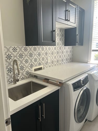 Customer photo review of 15" Wide x 34" High Wall Cabinet - Thermofoil Doors